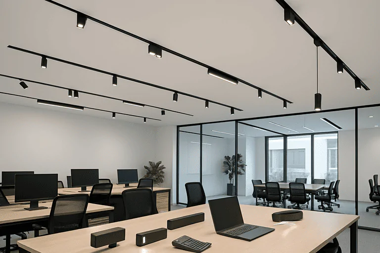 ILightin professional commercial lighting solutions for modern office spaces and conference rooms.