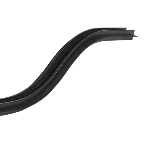Flexible black LED strip channel for professional commercial lighting installations.
