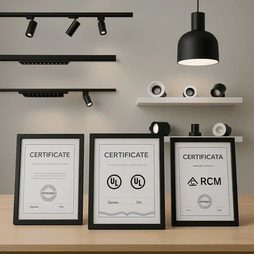 UL and RCM certification awards for high-quality professional lighting solutions at iLightin.