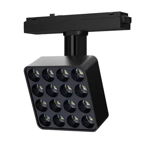 High-efficiency LED outdoor floodlight for commercial use.