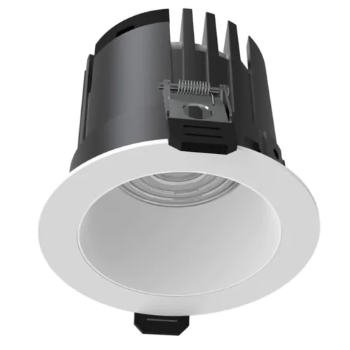 Recessed LED downlight fixture for commercial lighting applications.