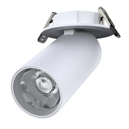 High-quality white commercial LED track light for professional lighting solutions.